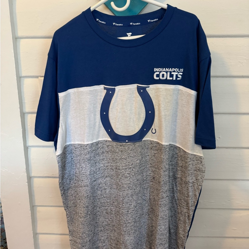 Indianapolis Colts Blue and Gray T-Shirt
